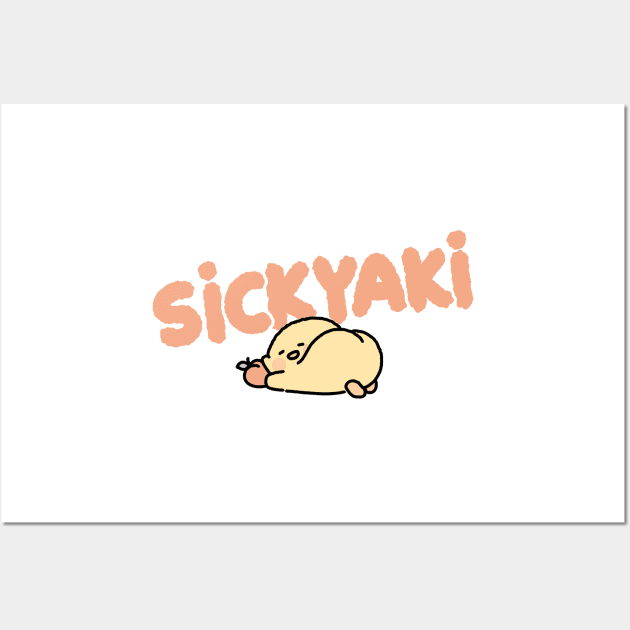 sickyaki_peach Wall Art by sick_yaki